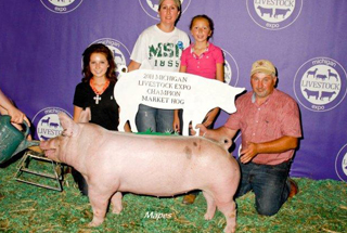 Champion Mkt Hog - Michigan Livestock Expo