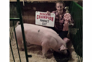 13 Reserve CHampion Market Hog  SW District Fair, AR :: Champion AOB 4 States Fair, Texarkana